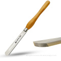 RUIZUAN 1.5 Inch Round Nose Scraper with Beech Wood Handle